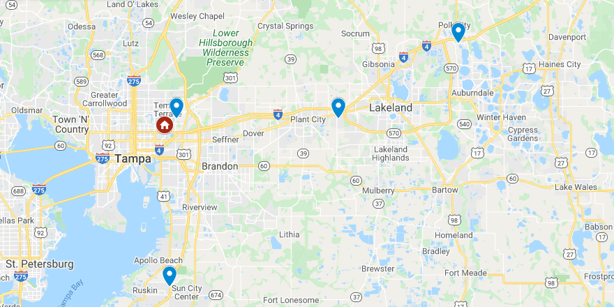 map of Tampa