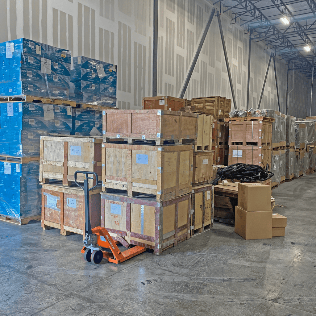 Pallet Restacking and Freight Storage
